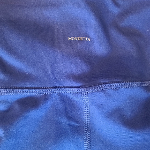 mondetta EUC, Women's Blue Legging capri with pockets. sz xs - Picture 9 of 9